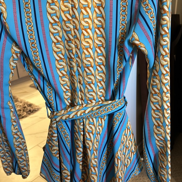 ZACK dress size 6. Worn once with tie waist - Picture 6 of 9